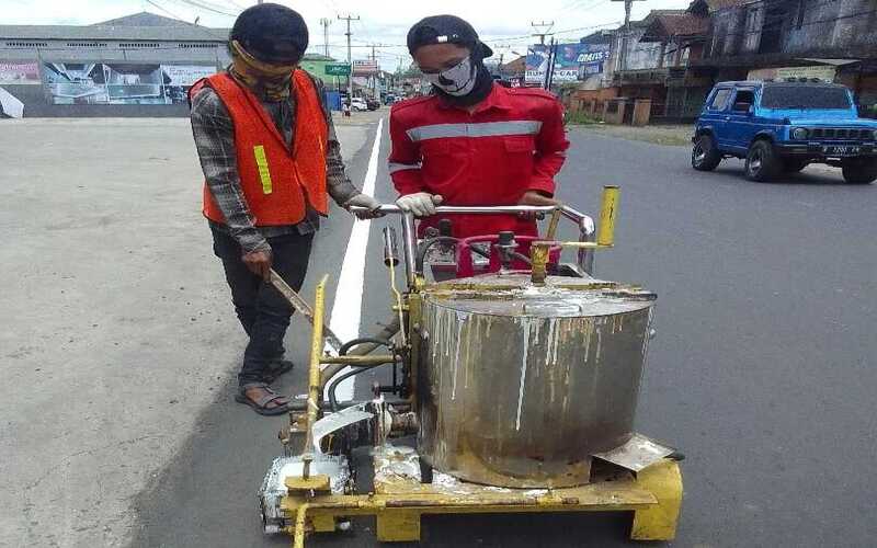 Jasa Pengecatan Marka Jalan